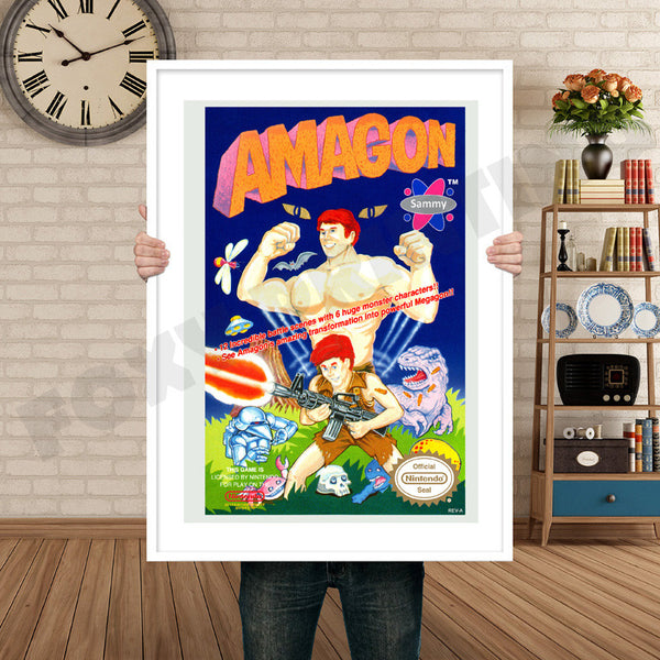 Amagon Retro Game Inspired Theme Nintendo NES Gaming