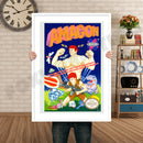 AMAGON Retro GAME INSPIRED THEME Nintendo NES Gaming A4 A3 A2 Or A1 Poster Art 33