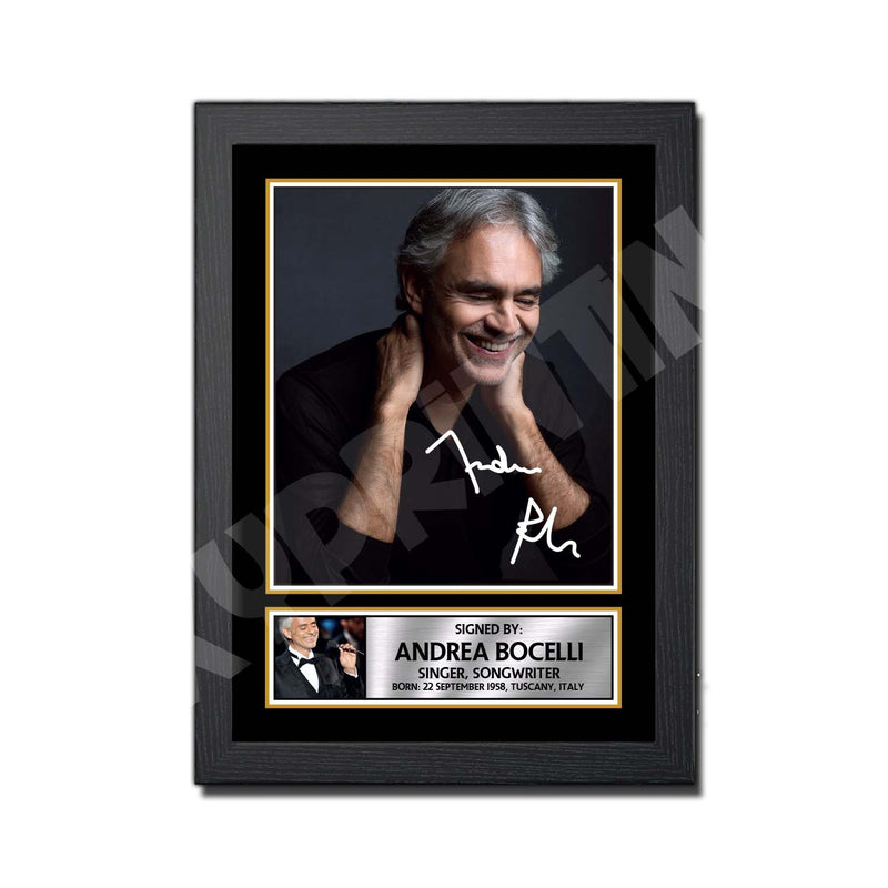 ANDREA BOCELLI 2 Limited Edition Music Signed Print