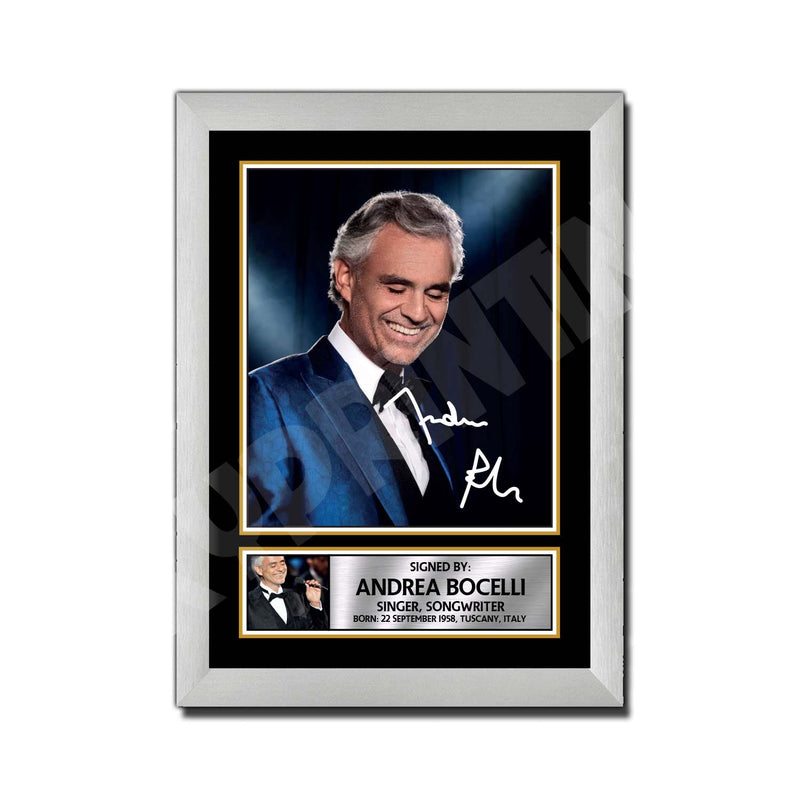 ANDREA BOCELLI (1) Limited Edition Music Signed Print