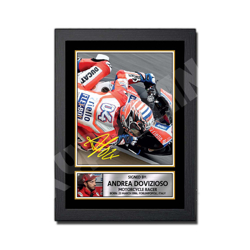 ANDREA DOVIZIOSO (1) Limited Edition Motorcycle Motorsport Signed Print