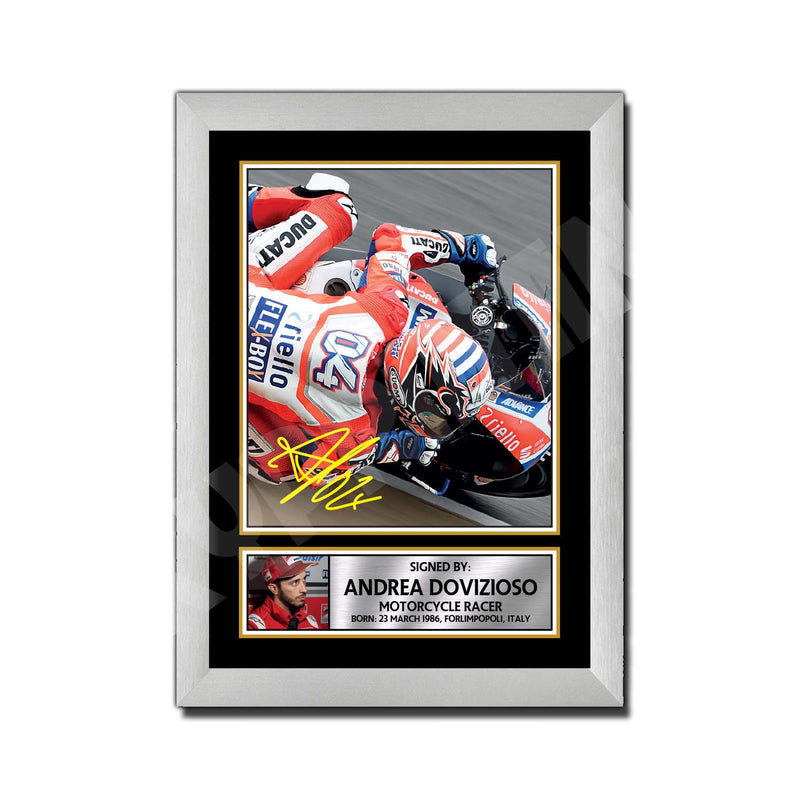 ANDREA DOVIZIOSO (1) Limited Edition Motorcycle Motorsport Signed Print