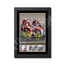 ANDREA DOVIZIOSO _ MARC MARQUEZ 2 Limited Edition Motorcycle Motorsport Signed Print