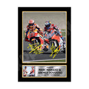 ANDREA DOVIZIOSO _ MARC MARQUEZ 2 Limited Edition Motorcycle Motorsport Signed Print