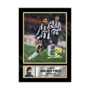 ANDREA PIRLO 2 Limited Edition Football Player Signed Print - Football