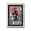 ANDREW DALTON (1) Limited Edition Football Signed Print - American Footballer
