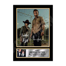 ANDREW LINCOLN + CHANDLER RIGGS Limited Edition Walking Dead Signed Print