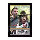 ANDREW LINCOLN + CHANDLER RIGGS 2 Limited Edition Walking Dead Signed Print
