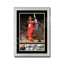 ANDREW MCDONALD Limited Edition Cricketer Signed Print - Cricket Player