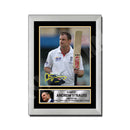 ANDREW STRAUSS Limited Edition Cricketer Signed Print - Cricket Player
