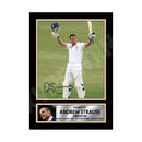 ANDREW STRAUSS 2 Limited Edition Cricketer Signed Print - Cricket Player