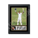 ANDREW STRAUSS 2 Limited Edition Cricketer Signed Print - Cricket Player