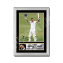 ANDREW STRAUSS 2 Limited Edition Cricketer Signed Print - Cricket Player