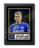 ANDRE SCHURRLE Limited Edition Football Player Signed Print - Football