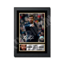 ANDRE VILLAS Limited Edition Football Player Signed Print - Football