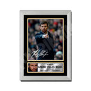 ANDRE VILLAS Limited Edition Football Player Signed Print - Football
