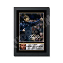 ANDRE VILLAS 2 Limited Edition Football Player Signed Print - Football