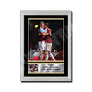 ANDY CARROLL AND KEVIN NOLAN 2 Limited Edition Football Player Signed Print - Football