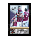 ANDY CARROLL AND KEVIN NOLAN (1) Limited Edition Football Player Signed Print - Football