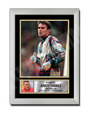ANDY DIBBLE (1) Limited Edition Football Player Signed Print - Football