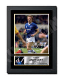 ANDY GRAY 2 Limited Edition Football Player Signed Print - Football