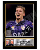 ANDY KEOGH Limited Edition Football Player Signed Print - Football