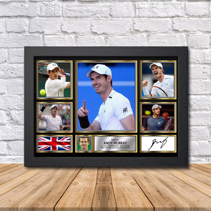 Andy Murray Limited Edition Signed Print