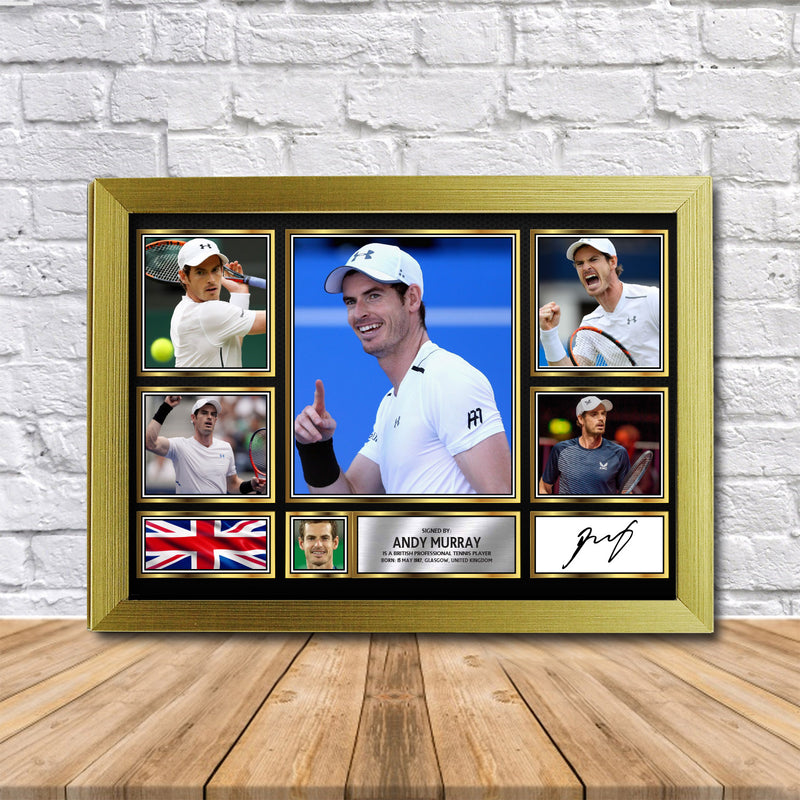 Andy Murray Limited Edition Signed Print