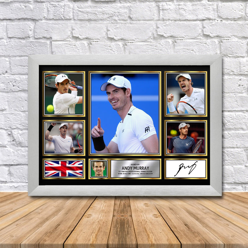 Andy Murray Limited Edition Signed Print