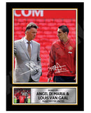 ANGEL DI MARIA _ LOUIS VAN GAAL (1) Limited Edition Football Player Signed Print - Football