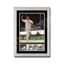ANGUS FRASER 2 Limited Edition Cricketer Signed Print - Cricket Player