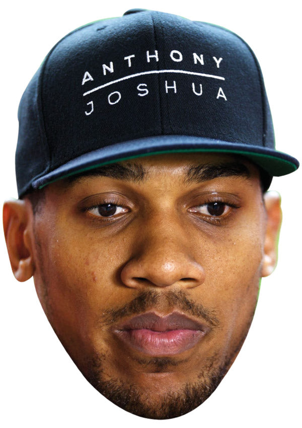 ANTHONY JOSHUA CAP JB - Boxing Fancy Dress Cardboard Celebrity Party Face Mask