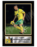 ANTHONY PILKINGTON 2 Limited Edition Football Player Signed Print - Football