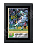 ANTHONY STOKES Limited Edition Football Player Signed Print - Football