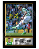 ANTHONY STOKES Limited Edition Football Player Signed Print - Football
