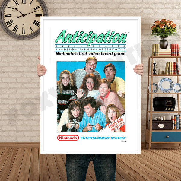 Anticipation Retro Game Inspired Theme Nintendo NES Gaming