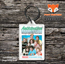 AMAGON Retro NES Game Cover Art Gaming Keyring