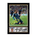 ANTOINE GRIEZMANN 2 Limited Edition Football Player Signed Print - Football