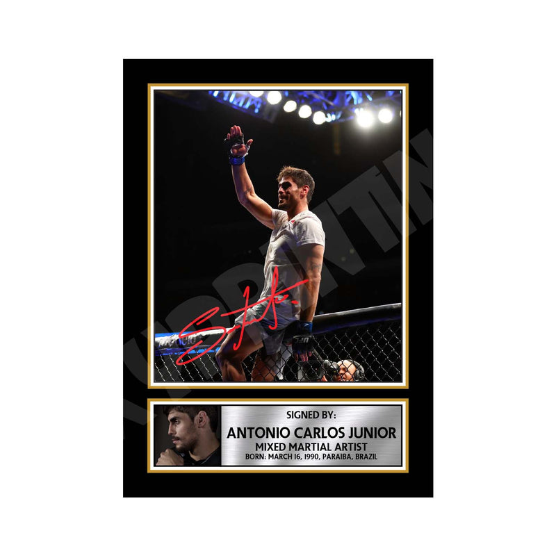 ANTONIO CARLOS JUNIOR Limited Edition MMA Wrestler Signed Print - MMA Wrestling