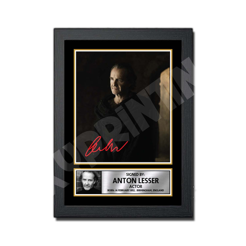 ANTON LESSER Limited Edition Game Of Thrones Signed Print