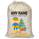 Personalised Superhero Cyclops Inspired Santa Sack