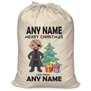 Personalised Superhero Nick Fury Inspired Santa Sack