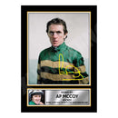 AP McCOY Limited Edition Horse Racer Signed Print - Horse Racing
