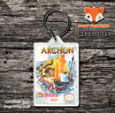 ARCH RIVALS Retro NES Game Cover Art Gaming Keyring