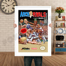 ARCH RIVALS Retro GAME INSPIRED THEME Nintendo NES Gaming A4 A3 A2 Or A1 Poster Art 35