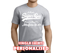 A Real Super Guy White Custom Stag T-Shirt - Any Name - Party Tee
