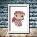 Personalised Ariel Word Art Poster Print - Inspired By Pop Figures