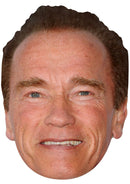 ARNOLD SCHWARZENEGGER JB - TV Star Fancy Dress Cardboard Celebrity Party Face Mask
