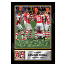 ARSENAL SQUAD Limited Edition Football Player Signed Print - Football