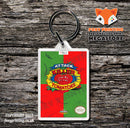 ATHLETIC WORLD Retro NES Game Cover Art Gaming Keyring
